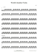 World's Smallest Violin AJR Full Drum Transcription / Drum Sheet Music COPYDRUM
