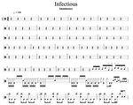 Infectious Imminence Full Drum Transcription / Drum Sheet Music Cyril Mayer
