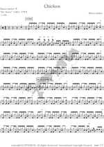 chicken Maceo Parker Full Drum Transcription / Drum Sheet Music COPYDRUM