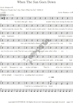 When the Sun Goes Down Arctic Monkeys Full Drum Transcription / Drum Sheet Music COPYDRUM