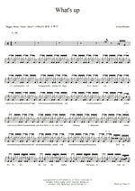 What's Up? 4 Non Blondes Full Drum Transcription / Drum Sheet Music COPYDRUM