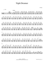 Night Dreamer T Square (ティー・スクェア) Full Drum Transcription / Drum Sheet Music COPYDRUM