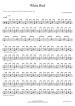 White Bird It's a Beautiful Day Full Drum Transcription / Drum Sheet Music COPYDRUM