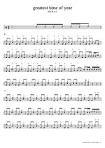 Greatest Time of Year Aly & AJ Full Drum Transcription / Drum Sheet Music COPYDRUM