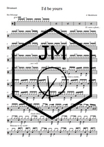 I'd Be Yours Ilse DeLange Full Drum Transcription / Drum Sheet Music JM Sheet Music
