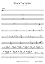 What Is This Feeling Ariana Grande, Cynthia Erivo Full Drum Transcription / Drum Sheet Music COPYDRUM