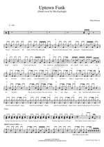 Uptown Funk Mia Kayleigh Full Drum Transcription / Drum Sheet Music COPYDRUM