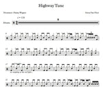 Highway Tune Greta Van Fleet Full Drum Transcription / Drum Sheet Music Franki Bio