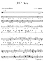 It's Raining (비가와) Soyou (소유) Full Drum Transcription / Drum Sheet Music COPYDRUM