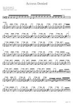 Access Denied Dave Weckl Band Full Drum Transcription / Drum Sheet Music COPYDRUM