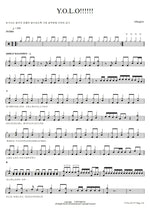 Y.O.L.O!!!!! Afterglow (アフターグロウ) Full Drum Transcription / Drum Sheet Music COPYDRUM