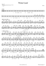 Winter Land Sirenia Full Drum Transcription / Drum Sheet Music COPYDRUM