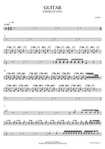 GUITAR (STROKE OF LOVE) (GUITAR (STROKE OF LOVE)) BTOB (비투비) Full Drum Transcription / Drum Sheet Music COPYDRUM