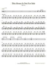 This House Is Not for Sale Bon Jovi Full Drum Transcription / Drum Sheet Music COPYDRUM