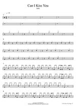 Can I Kiss You Dahl Full Drum Transcription / Drum Sheet Music COPYDRUM