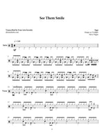 See Them Smile Saga Full Drum Transcription / Drum Sheet Music Jaslow Drum Sheets