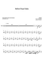 Before Hope Fades Starkill Full Drum Transcription / Drum Sheet Music Jaslow Drum Sheets