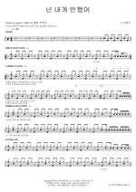 You Fell for Me (넌 내게 반했어) No Brain (노브레인) Full Drum Transcription / Drum Sheet Music COPYDRUM