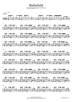 Battlefield Jordin Sparks Full Drum Transcription / Drum Sheet Music COPYDRUM