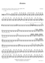 Dreams The Cranberries Simplified Drum Transcription / Drum Sheet Music COPYDRUM