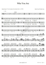 Who You Are (Live) (feat. Jenn Johnson) Bethel Music Full Drum Transcription / Drum Sheet Music COPYDRUM