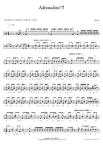 Adrenaline TrySail (トライセイル) Full Drum Transcription / Drum Sheet Music COPYDRUM