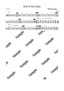 Still of the Night - Whitesnake - Full Drum Transcription / Drum Sheet Music - KiwiDrums