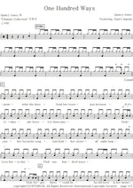 One Hundred Ways (feat. James Ingram) Quincy Jones Full Drum Transcription / Drum Sheet Music COPYDRUM