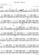 Headin Home Joshua Redman Full Drum Transcription / Drum Sheet Music COPYDRUM