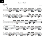 Poison Heart Ramones Full Drum Transcription / Drum Sheet Music Drum Sheet MX