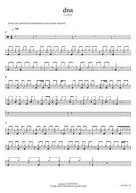 dna LANY Full Drum Transcription / Drum Sheet Music COPYDRUM
