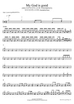 My God is good (2024 아이자야씩스티원 CONFERENCE) 아이자야씩스티원 (Isaiah6tyOne) Full Drum Transcription / Drum Sheet Music COPYDRUM
