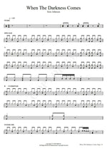 When the Darkness Comes Jeris Johnson Full Drum Transcription / Drum Sheet Music COPYDRUM