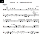 You're the First, the Last, My Everything Barry White Full Drum Transcription / Drum Sheet Music Drum Sheet MX