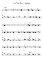 Open Your Eyes - Guano Apes drum sheet music