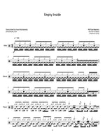 Empty Inside All That Remains Full Drum Transcription / Drum Sheet Music Jaslow Drum Sheets