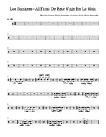 Al Final De Este Viaje En La Vida Los Bunkers Full Drum Transcription / Drum Sheet Music Carlos Dias Aidos