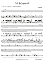 Talk Is Overrated (feat. Blackbear) Jeremy Zucker Full Drum Transcription / Drum Sheet Music COPYDRUM