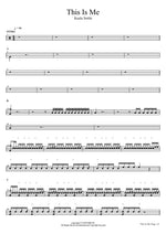 This Is Me Keala Settle Full Drum Transcription / Drum Sheet Music COPYDRUM