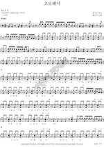 고로해서 현진우 Full Drum Transcription / Drum Sheet Music COPYDRUM