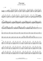 Favour LILO feat. Yung Honi Full Drum Transcription / Drum Sheet Music COPYDRUM