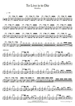 To Live Is to Die Metallica Full Drum Transcription / Drum Sheet Music COPYDRUM