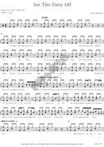 Set This Party Off Jonas Brothers Full Drum Transcription / Drum Sheet Music COPYDRUM