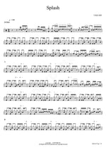 Splash T Square (ティー・スクェア) Full Drum Transcription / Drum Sheet Music COPYDRUM