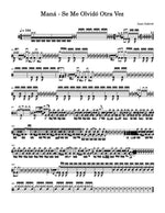Se Me Olvidó Otra Vez Maná Full Drum Transcription / Drum Sheet Music Carlos Dias Aidos