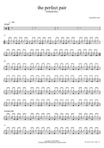 The Perfect Pair - Beabadoobee drum sheet music