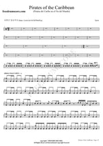 Pirates of the Caribbean Epica Full Drum Transcription / Drum Sheet Music COPYDRUM
