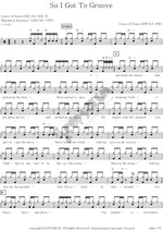 So I Got to Groove Tower of Power Full Drum Transcription / Drum Sheet Music COPYDRUM