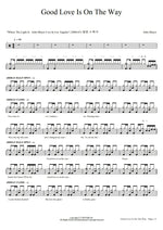 Good Love Is on the Way (Live) John Mayer Full Drum Transcription / Drum Sheet Music COPYDRUM