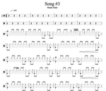 Song #3 Stone Sour Full Drum Transcription / Drum Sheet Music Cyril Mayer